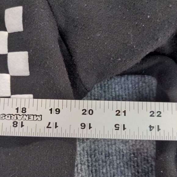 Wear Code Snoopy Chill Check Trim Cropped Hoodie Sweatshirt Womens Large Black - Picture 12 of 12